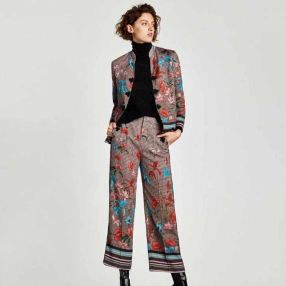 NWT ZARA Woman Kimono Style Blazer sz S